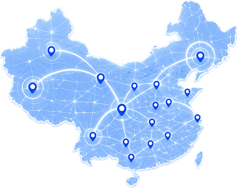 业务覆盖地图